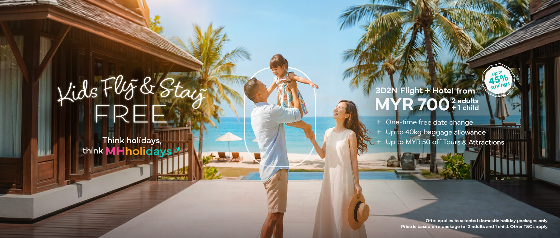 MHholidays Brings Back “Kids Fly & Stay Free” 