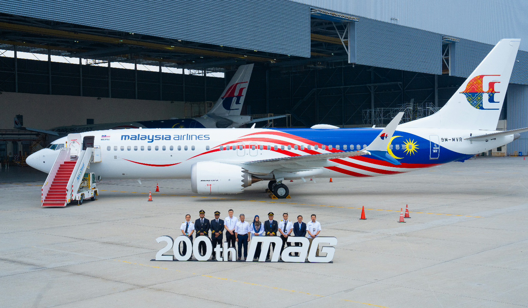 Read more about the article Malaysia Airlines Marks 200th Boeing Aircraft Delivery Milestone with Latest 737-8 Arrival 